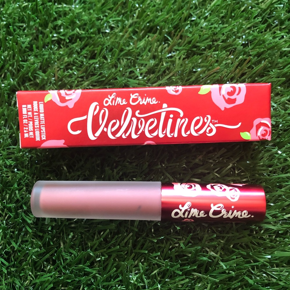 Lime Crime Velvetines matte lipstick in Teddy Bear
